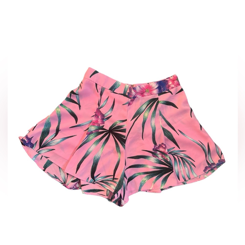 Show Me Your Mumu Pink Tropical Floral Shorts